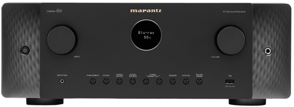 Marantz CINEMA60 7.2 Channel Network 8K AV Receiver - Black