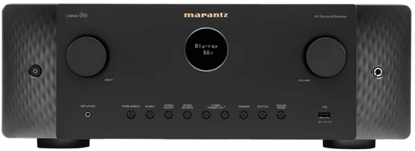 Bowers & Wilkins 606 S3 5.1 Home Theatre System (Black) + Marantz CINEMA60 7.2 Channel Network 8K AV Receiver (Black)