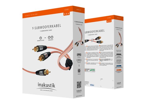 Inakustik STAR Y-Subwoofer Cable
