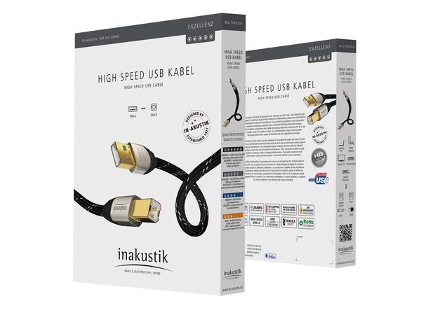 Inakustik EXCELLENZ High Speed USB A-USB B 2.0 Cable
