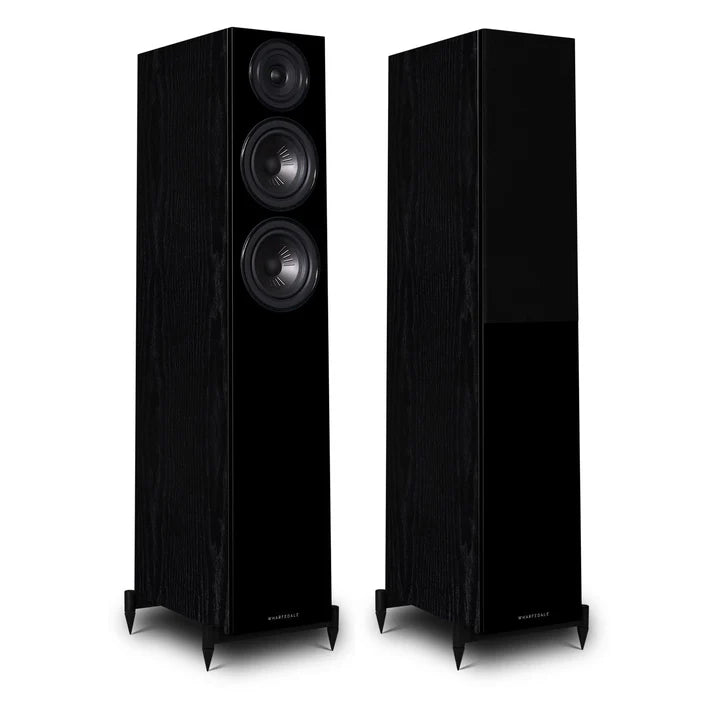 Audiolab Omnia Amplifier (Black) + Wharfedale Diamond 12.3 Floorstanding Speakers - Pair (Black)