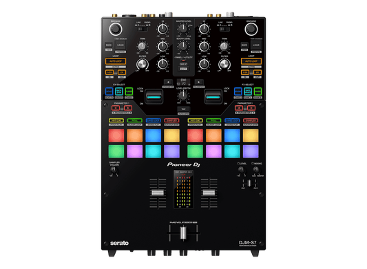 Pioneer DJ DJM-S7 Scratch-style 2-channel performance DJ mixer (Black)