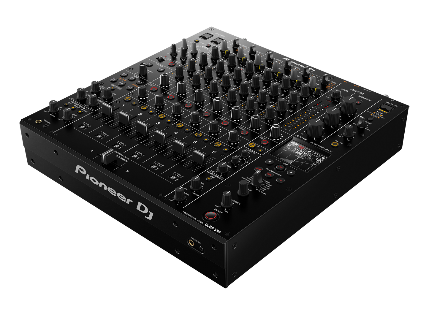 Pioneer DJ DJM-V10 Creative style 6-channel professional DJ mixer (Black)