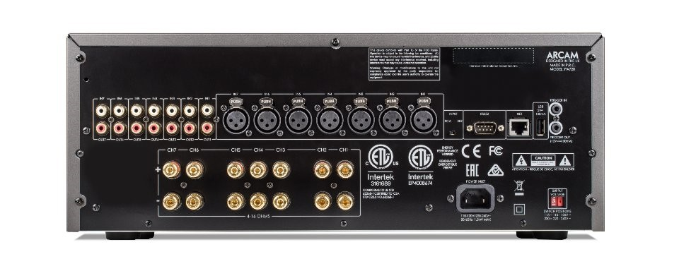 ARCAM PA720 7 Channel Class G Power Amplifier (Black)