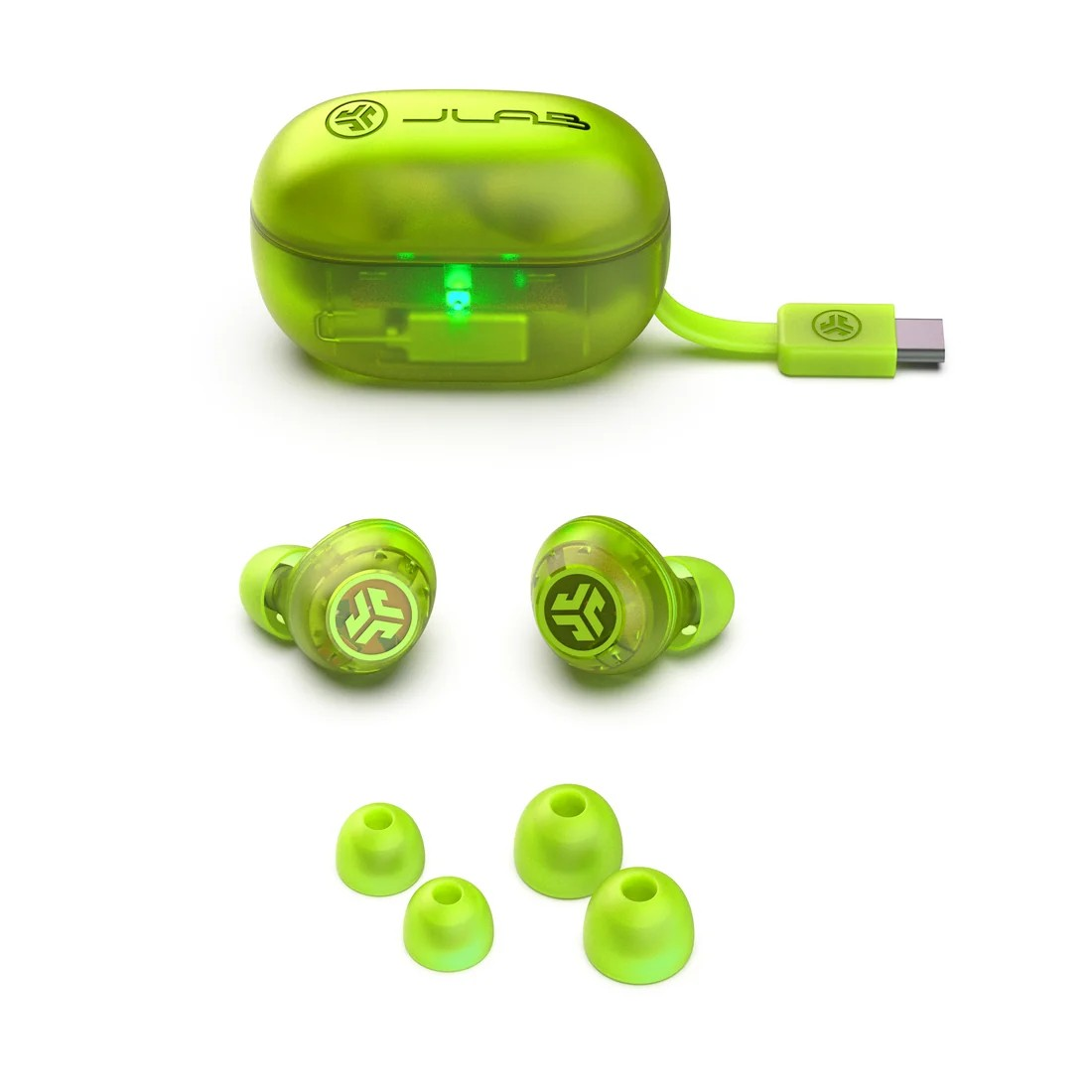 Jlab Go Pop ANC True Wireless Earbuds - Each (Transparent Yellow)
