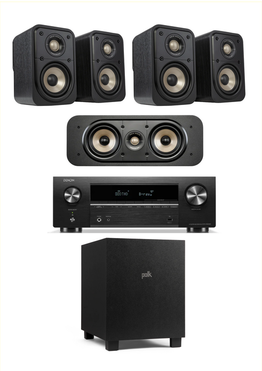 Polk Audio Signature Elite ES10 5.1 Home Theatre System - Black