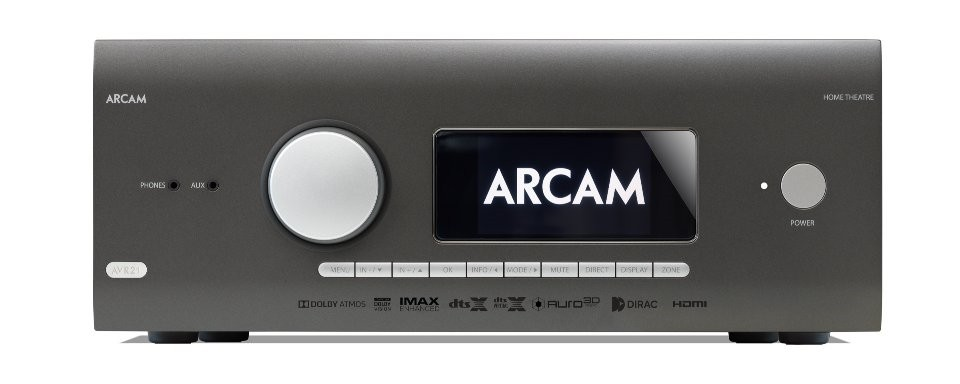 ARCAM AVR21 HDMI 2.1 High Power Class AB AV Receiver (Black)