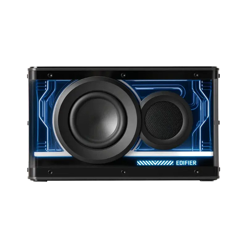 Edifier QD25 Tabletop Wired & Portable Bluetooth Speaker - Each (Black)