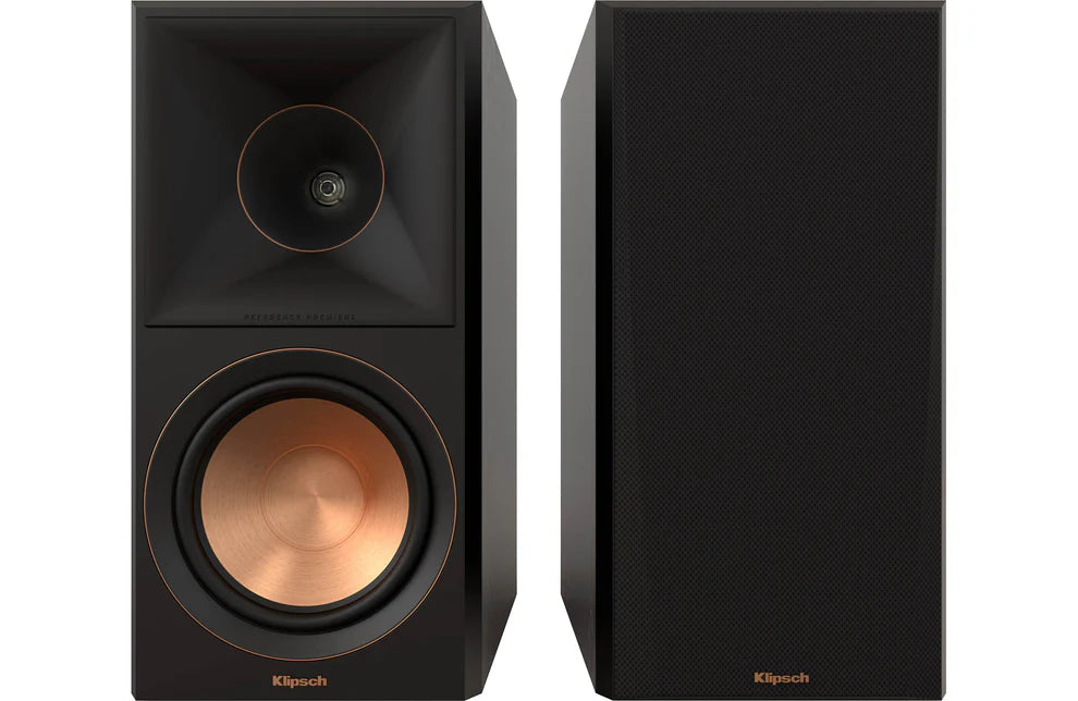 Klipsch Reference Premiere RP-600M II Bookshelf Speakers (Ebony) + SONOS Amp Stereo Amplifier (Black)