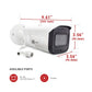 IC Realtime IPEG-B40V-IRW2 4MP IP Indoor / Outdoor Mid-Size bullet - White