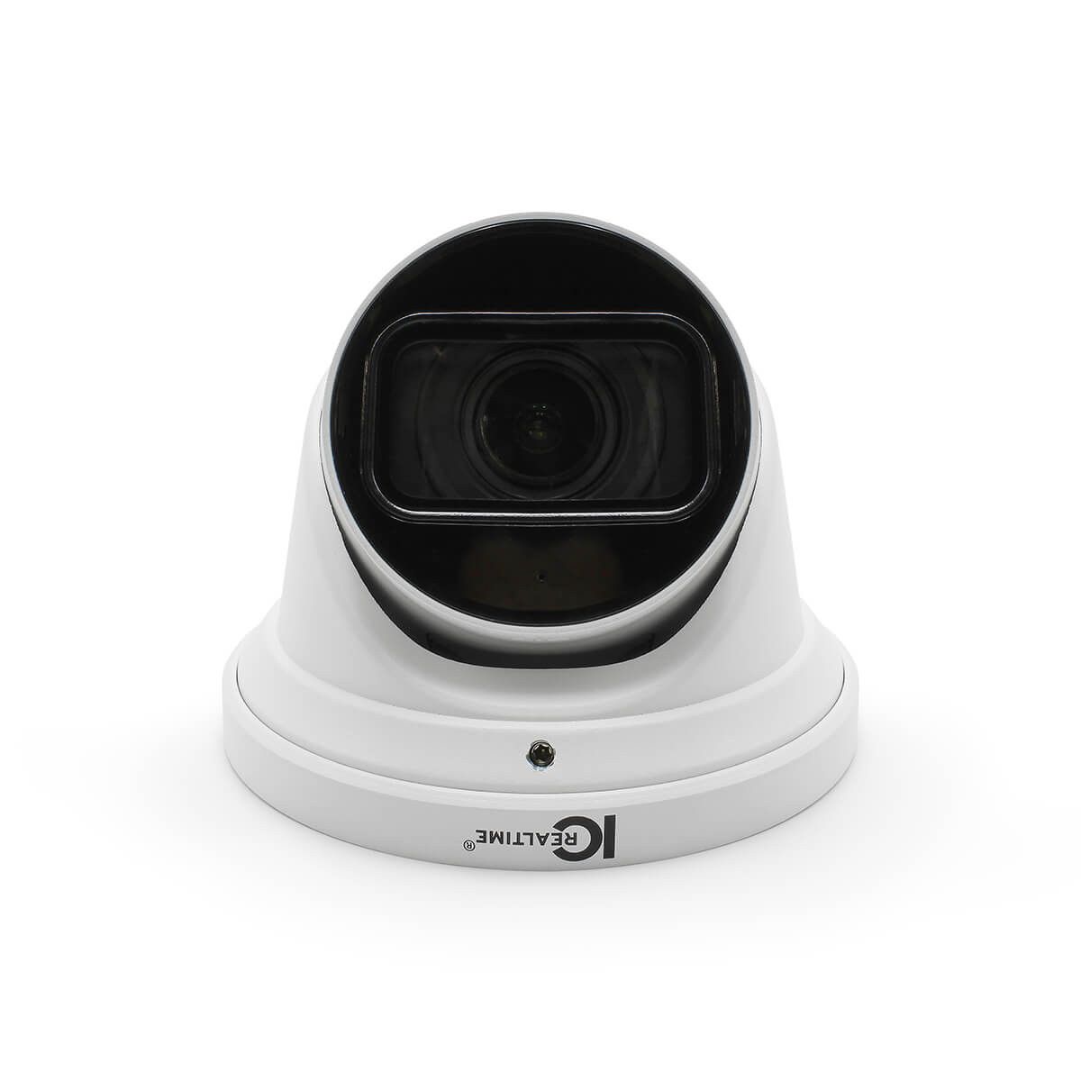 IC Realtime IPFX-E20V-IRW1 2MP IP Indoor/Outdoor Small Size Starlight Eyeball Dome Varifocal 2.7-13.5mm Lens - White