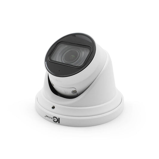 IC Realtime IPFX-E20V-IRW1 2MP IP Indoor/Outdoor Small Size Starlight Eyeball Dome Varifocal 2.7-13.5mm Lens - White