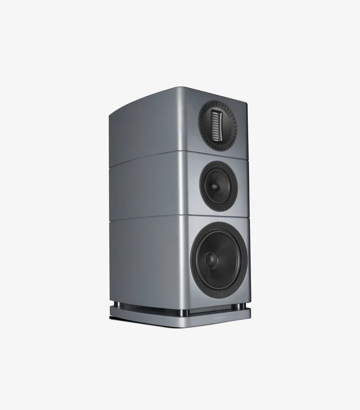 Wharfedale ELYSIAN 2R Standmount Loudspeaker with Speaker Stands- Pair (Lunar Grey)