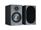 Monitor Audio Bronze 50 Bookshelf Speakers (Black) + WiiM Amp (Grey)