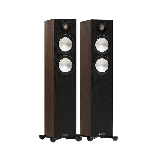 Monitor Audio Bronze 300 7G Floorstanding Speaker - Pair (Walnut)