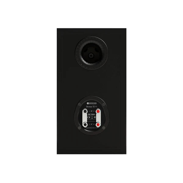 Monitor Audio Bonze 50 7G Bookshelf Speaker - Pair (Black) + WiiM Amp (Grey)