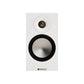 Monitor Audio Bronze 50 7G Bookshelf Speaker - Pair (White) + WiiM Amp Pro Multiroom Streaming Amplifier (Silver)