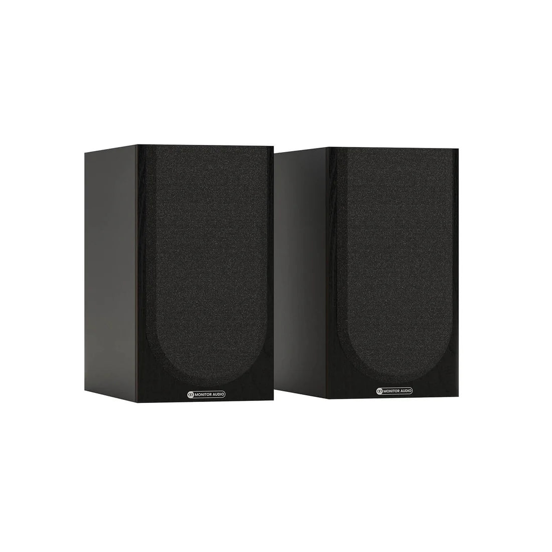 Monitor Audio Bonze 50 7G Bookshelf Speaker - Pair (Black) + WiiM Amp (Grey)