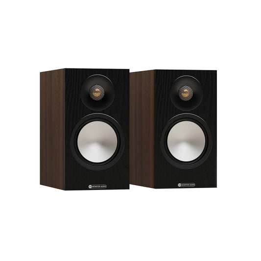 Monitor Audio Bonze 50 7G Bookshelf Speaker - Pair (Walnut)