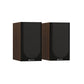 Monitor Audio Bronze 50 7G Bookshelf Speaker - Pair (Walnut) + WiiM Amp Pro Multiroom Streaming Amplifier (Silver)