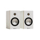 Monitor Audio Bronze 50 7G Bookshelf Speaker - Pair (White) + WiiM Amp Pro Multiroom Streaming Amplifier (Silver)