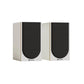 Monitor Audio Bronze 50 7G Bookshelf Speaker - Pair (White) + WiiM Amp Pro Multiroom Streaming Amplifier (Silver)