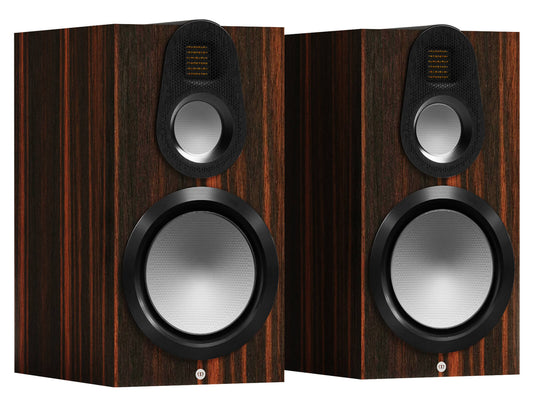 Monitor Audio Gold 100 6G Bookshelf Speakers - Pair - Macassar