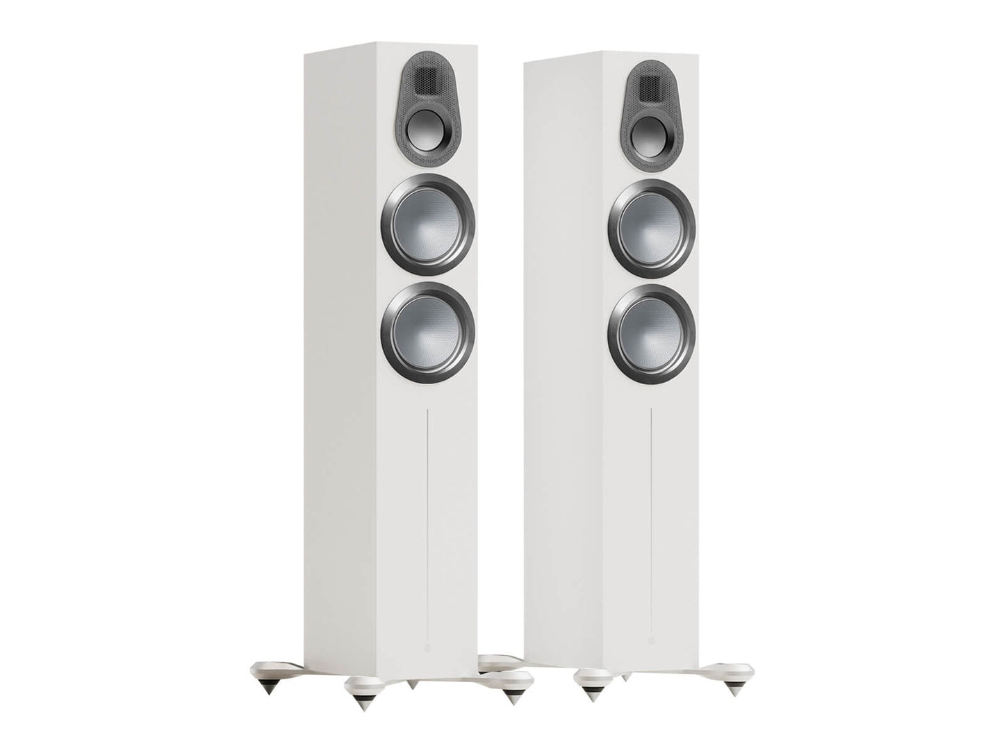 Monitor Audio Gold 300 6G Floorstanding Speakers - Pair - Gloss White