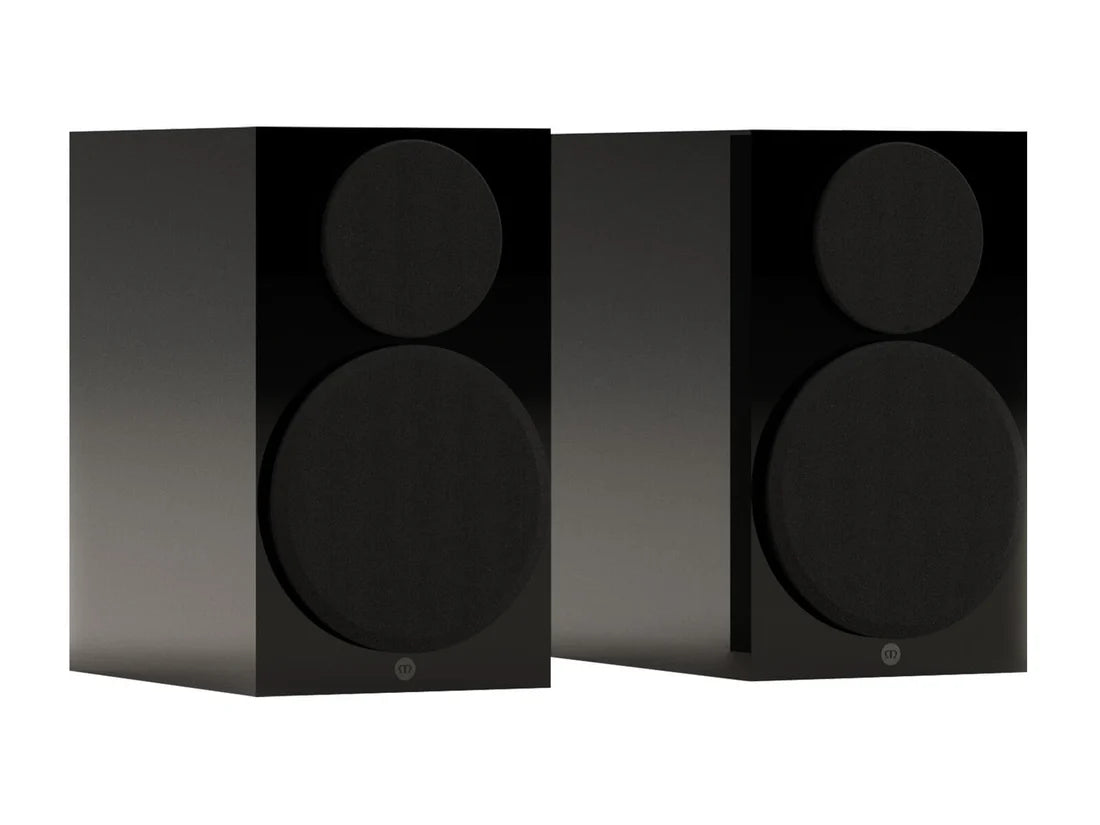 Monitor Audio Gold 50 6G Bookshelf Speakers - Pair (Gloss Black) + WIIM Vibelink Amp (Grey) + Wiim Ultra Digital Hub (Grey)