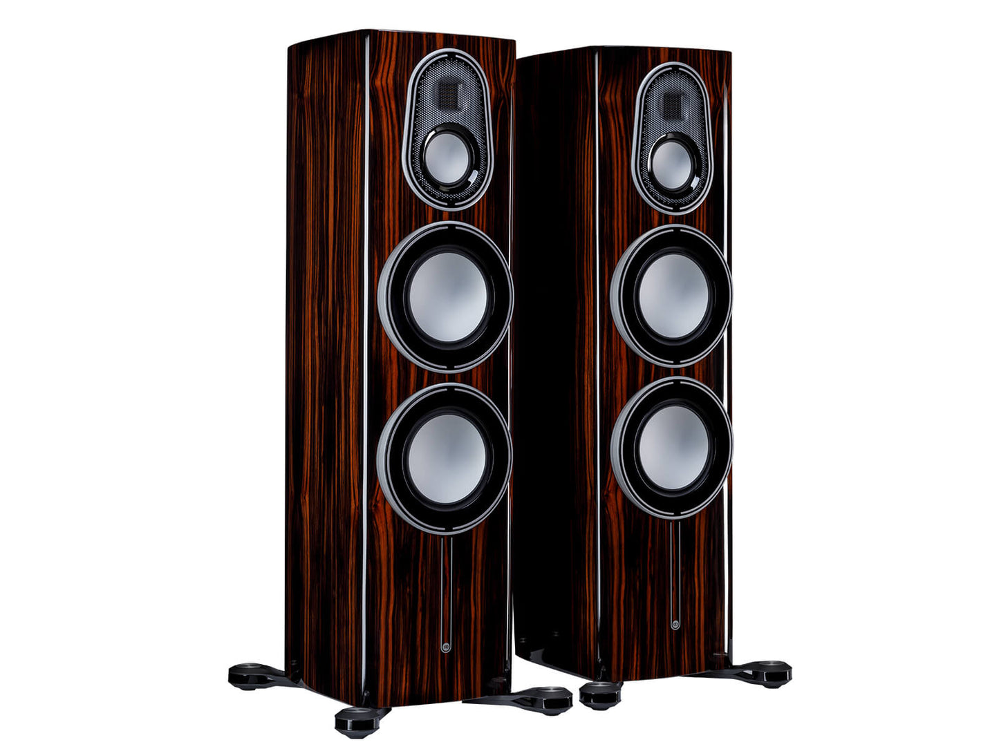 Monitor Audio Platinum 300 3G Floorstanding Speakers - Pair - Ebony