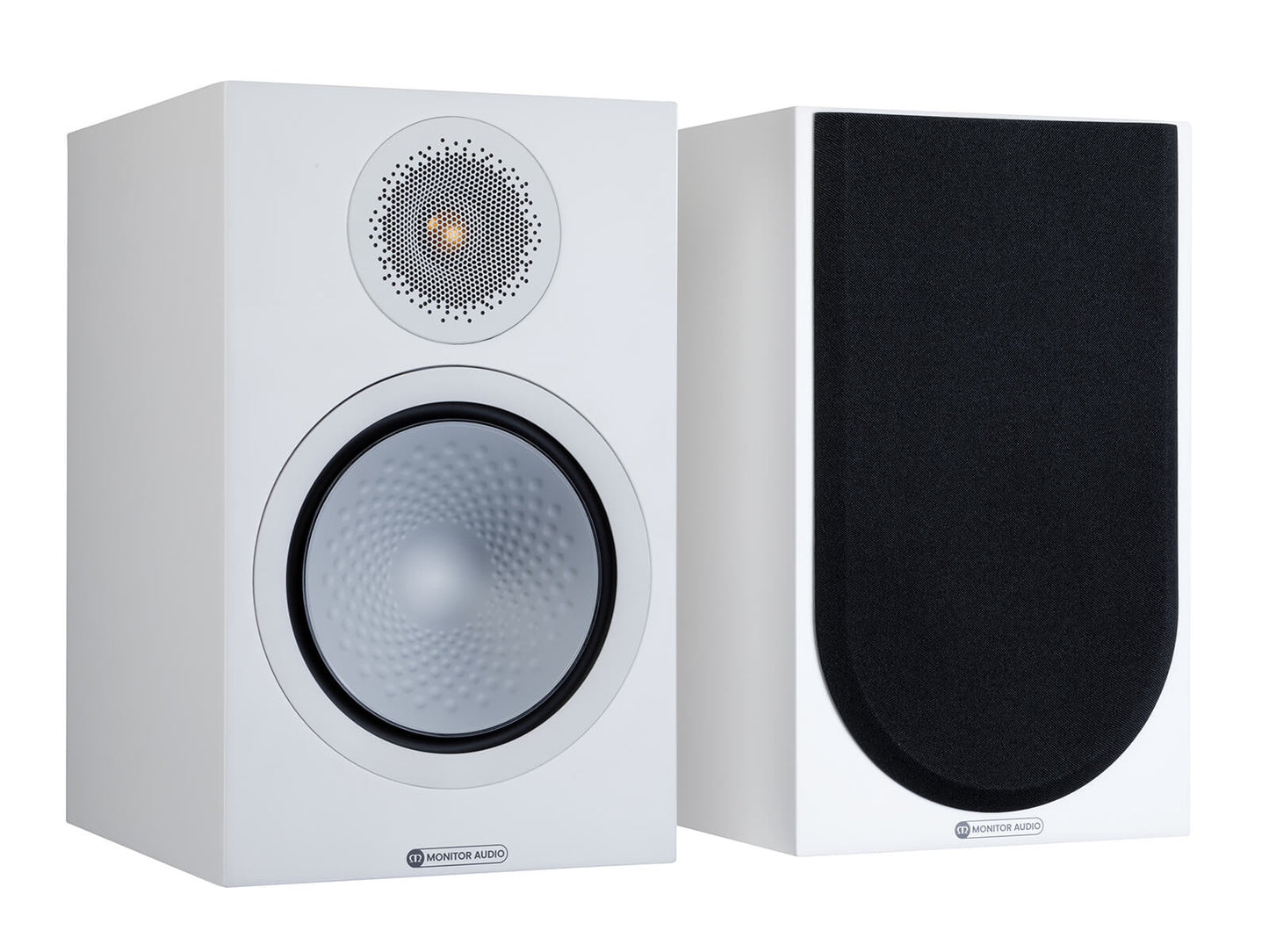 Monitor Audio Silver 100 7G Bookshelf Speaker - Pair - White