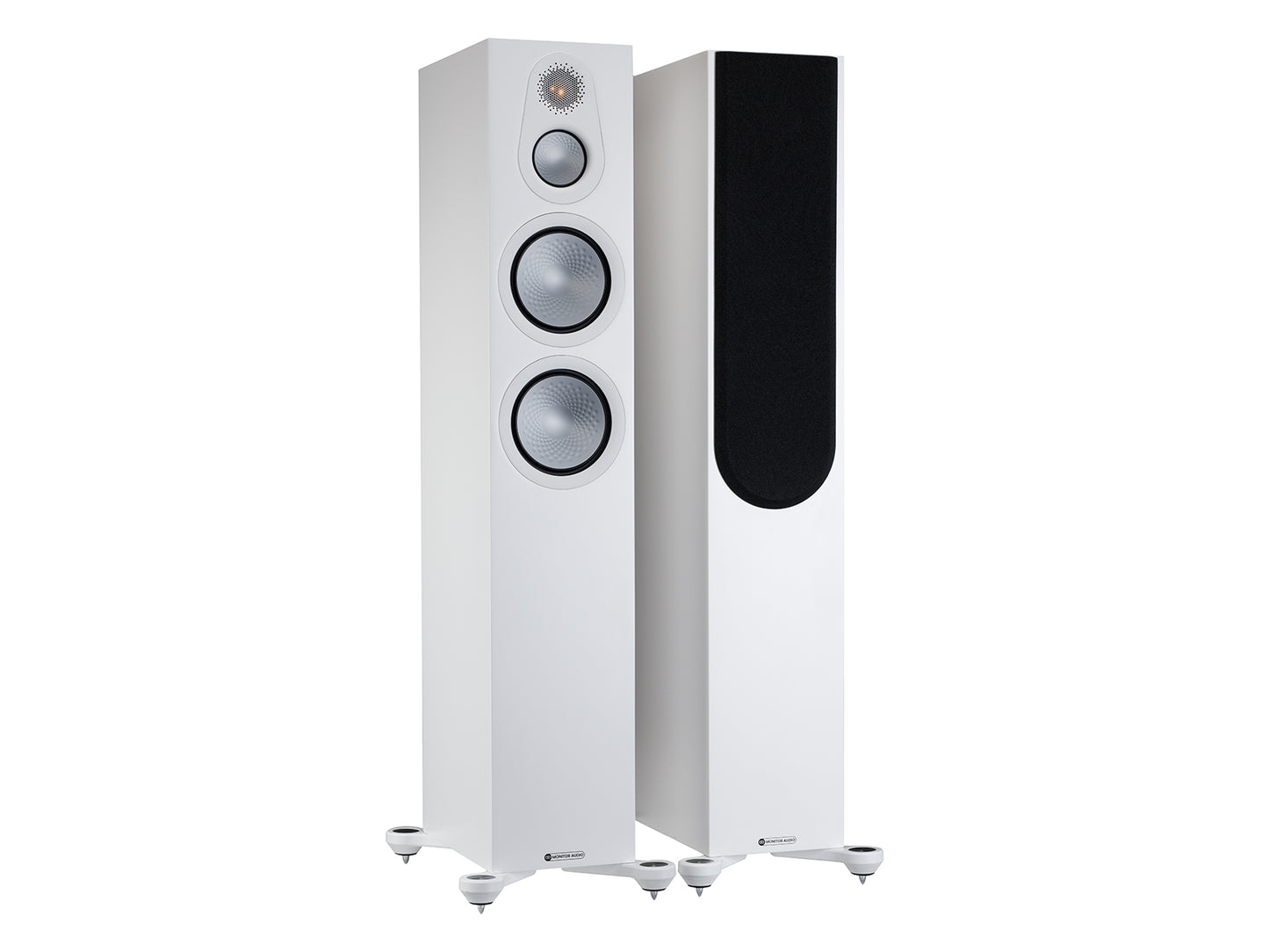 Monitor Audio Silver 300 7G Floorstanding Speaker - Pair - White