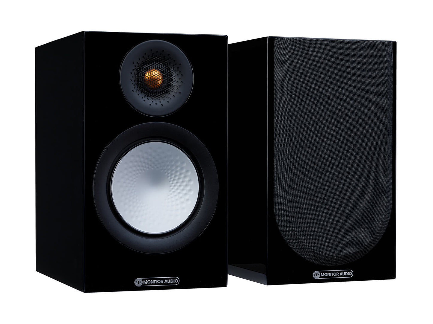 Monitor Audio Silver 50 7G Bookshelf Speakers - Pair - High Gloss Black