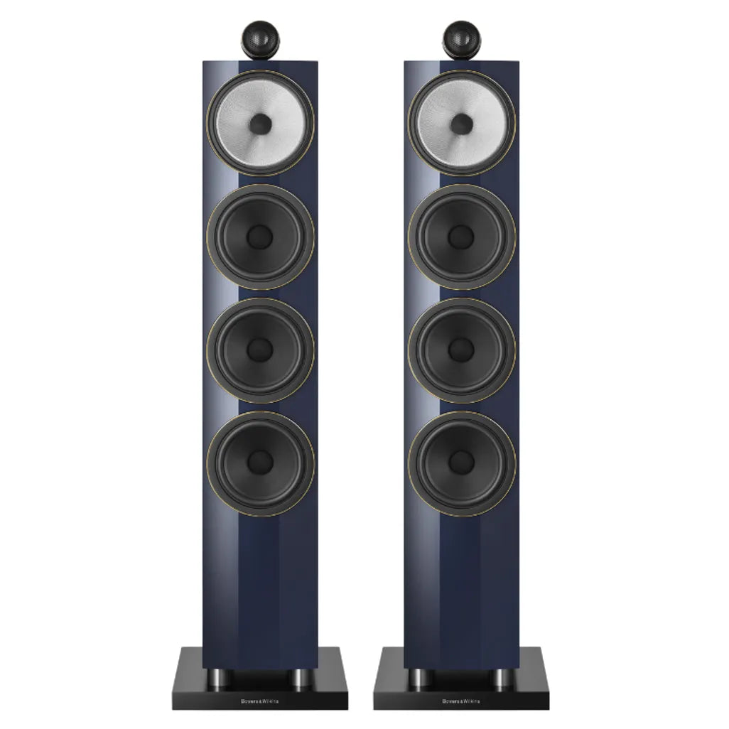 Bowers & Wilkins 702 S3 Signature Floorstanding Loudspeaker - Pair - Midnight Blue Metallic