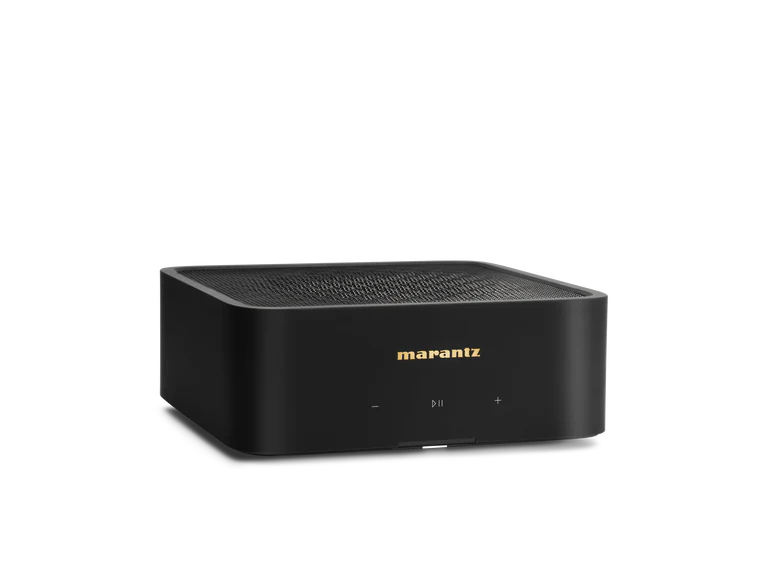 Bowers & Wilkins 606 S3 Bookshelf Speaker - Pair (Oak) + Marantz Model M1 Network Amplifier - Each (Black)