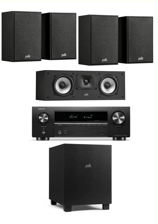 Polk Audio Monitor XT15 5.1 Home Theatre System - Black