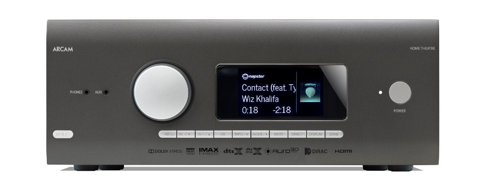 ARCAM AVR21 HDMI 2.1 High Power Class AB AV Receiver (Black)