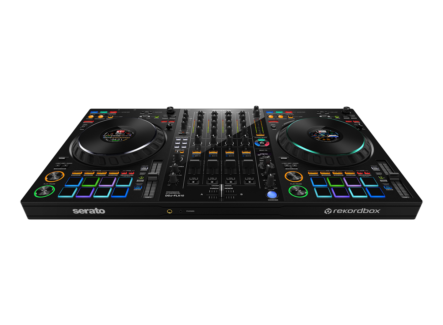 Pioneer DJ DDJ-FLX10 4-channel performance DJ controller for multiple DJ applications (Black)