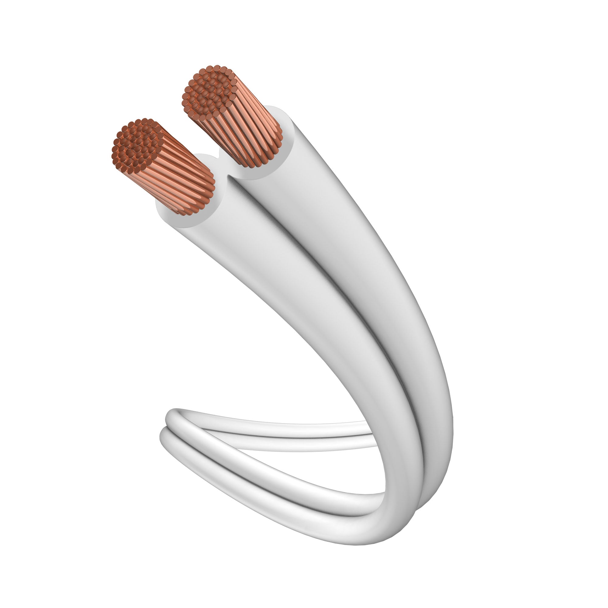INAKUSTIK Cavo Per Diffusori STAR Speaker Cable 10 Metri – Sezione 2 X 10 Gauge, Trasparente, Flessibile, Con Riconoscimento Poli, Bobina Da 9,8 M