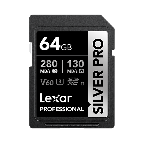 Lexar® Professional SILVER PRO SDXC™ UHS-II Card