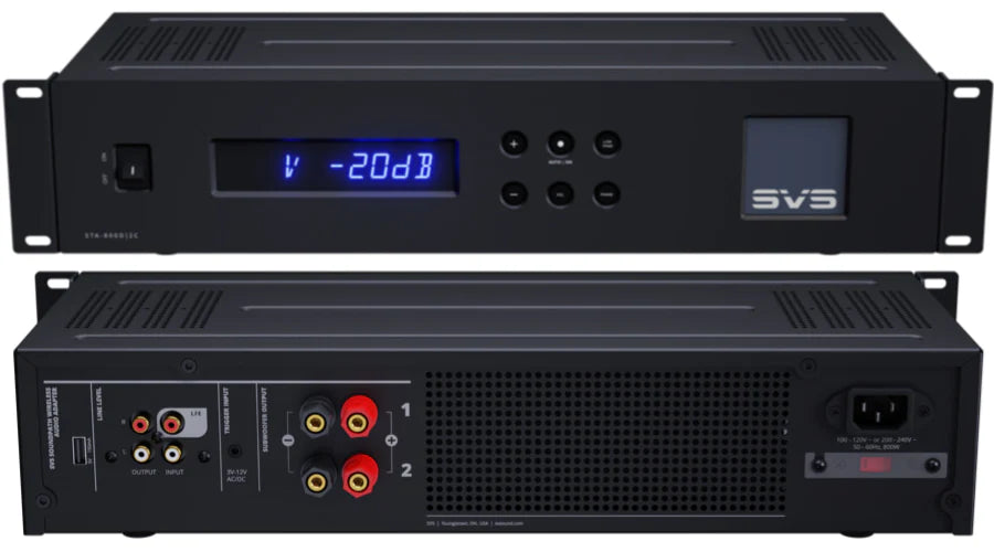 SVS 3000 In-Wall Dual Subwoofer System - Black