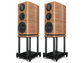 Wharfedale ELYSIAN 2R Standmount Loudspeaker with Speaker Stands- Pair (Light Walnut)