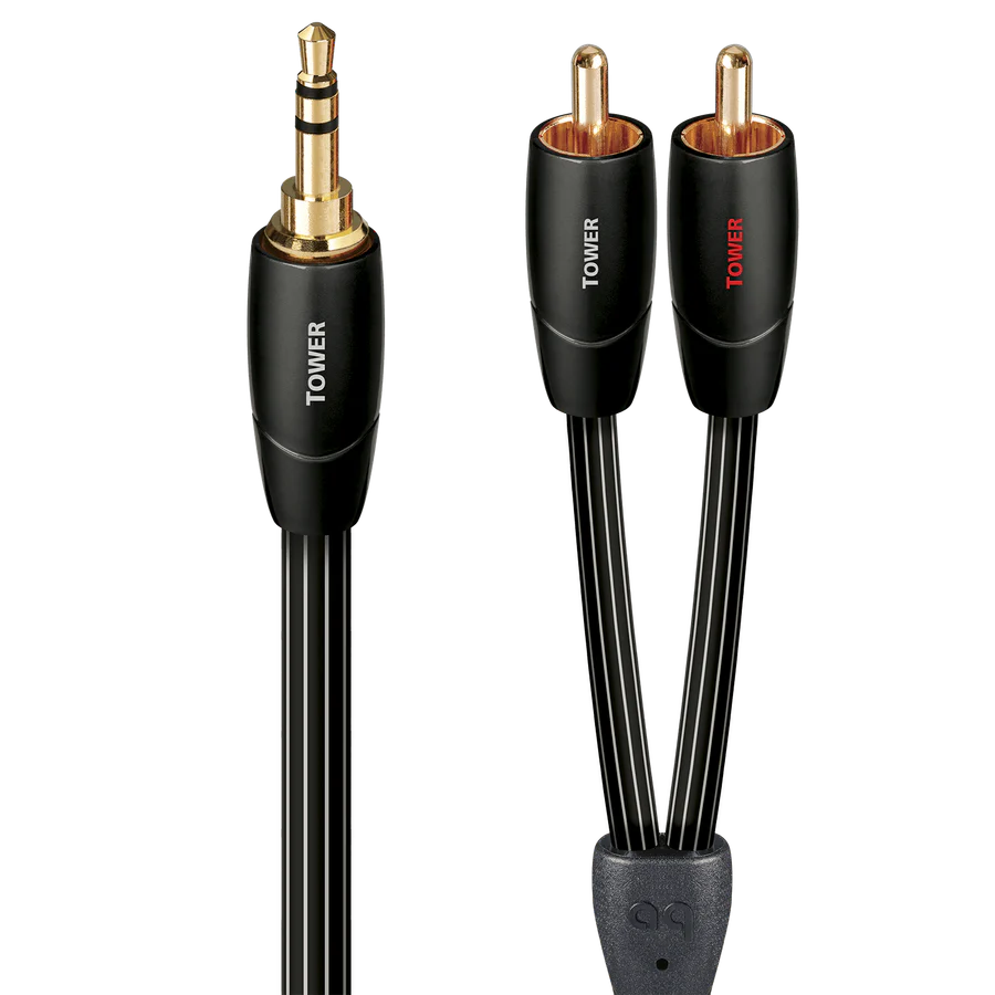 AudioQuest Tower 3.5mm Mini > RCA - Each - 1.5m