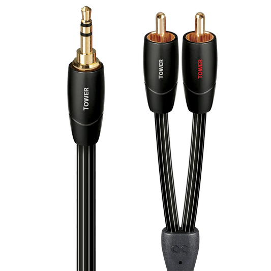 AudioQuest Tower 3.5mm Mini > RCA - Each - 1.5m