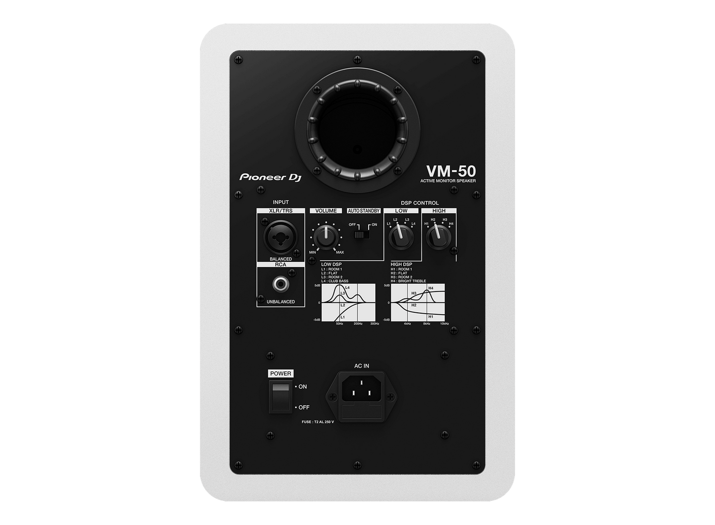 Pioneer DJ VM-50 5” Active Monitor Speaker - Pair (White)