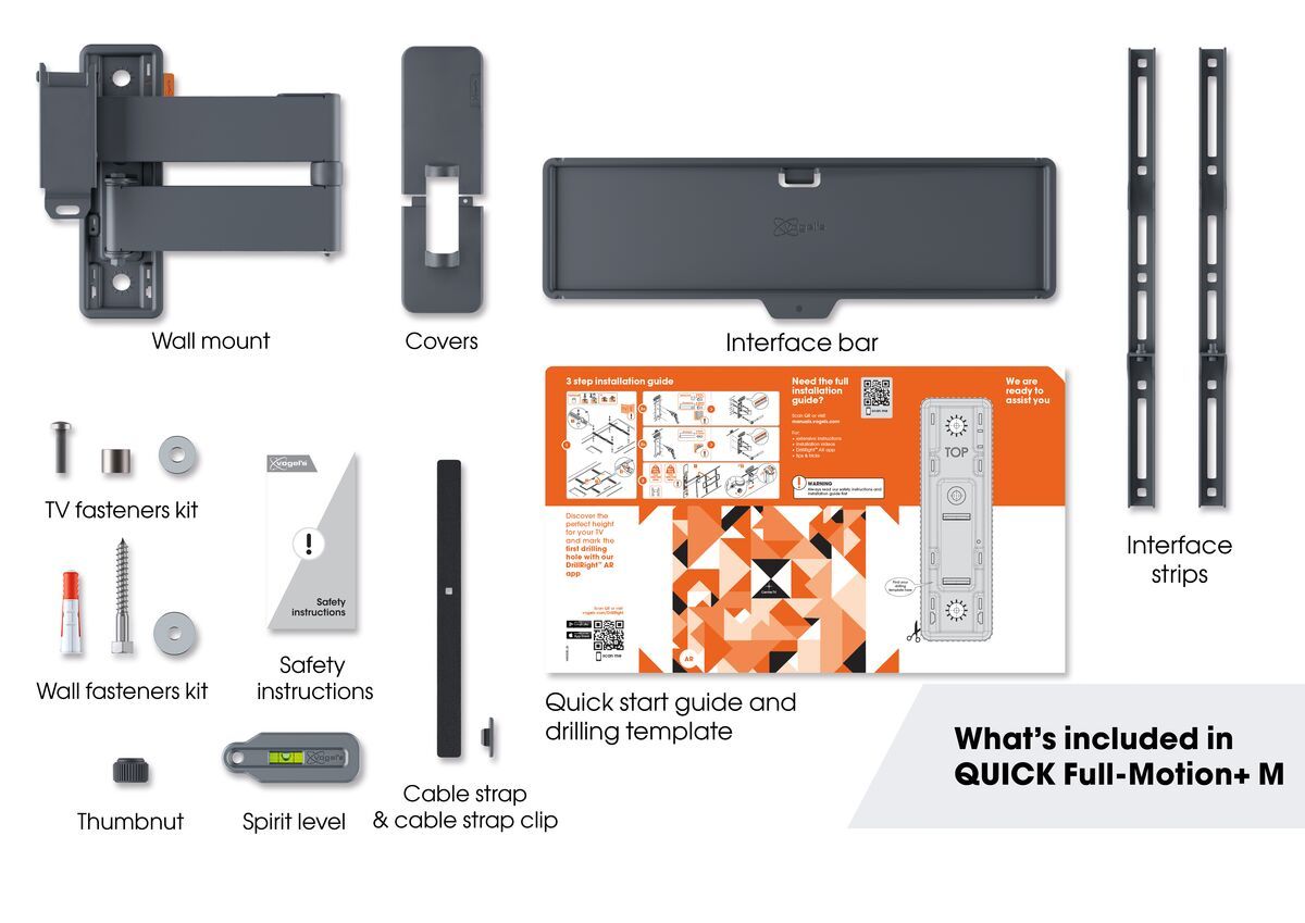 Vogel's TVM 1445 Full-Motion TV Wall Mount Medium