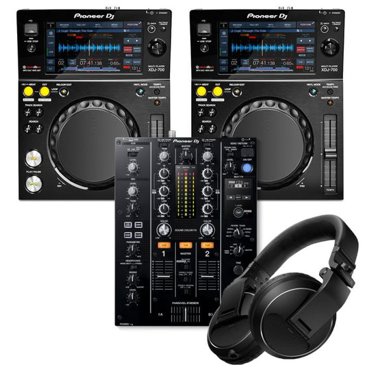 Pioneer DJ Bundle with Headphones (Black)