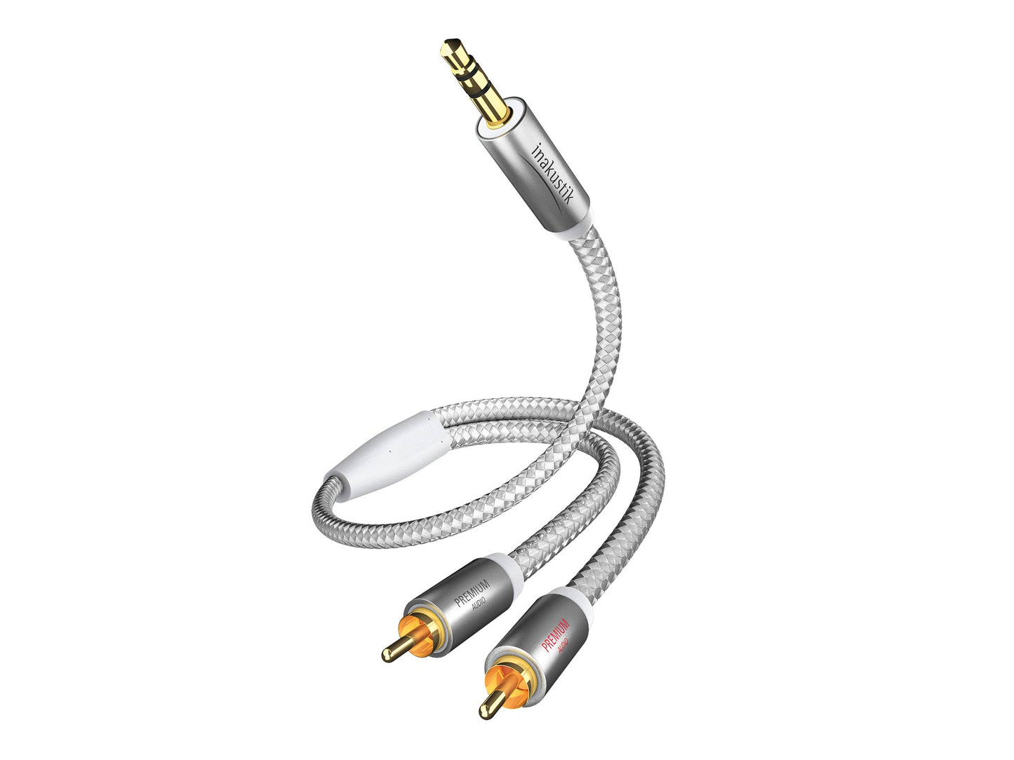 Inakustik PREMIUM MP3 Audio Cable 3.5 to 2 RCA
