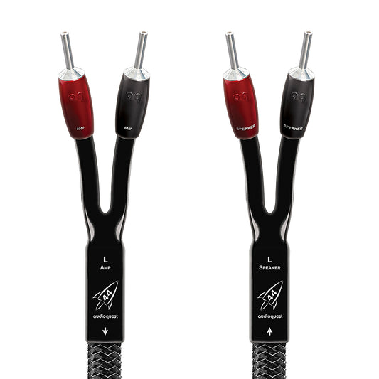 AudioQuest Rocket 44 Terminated Speaker Cable - 2.5m - pair