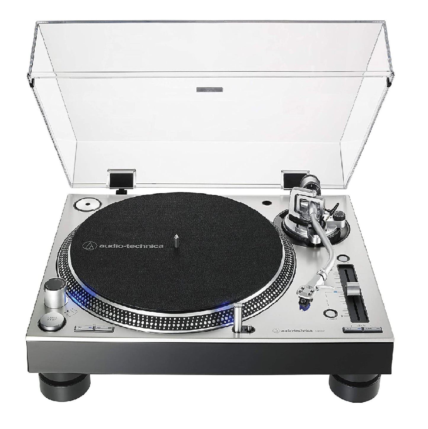 Audio-Technica AT-LP140XP Professional Direct Drive Manual Turntable - Silver